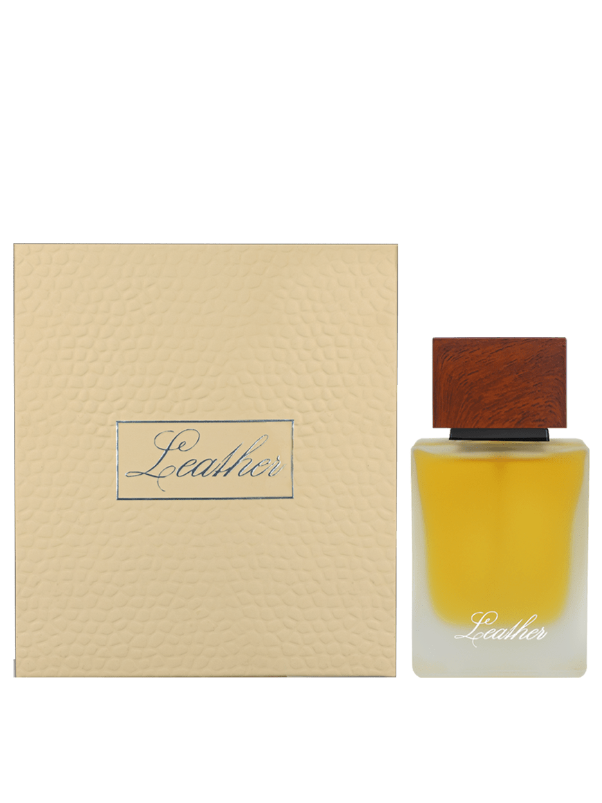 Premium leather perfume 50ml yellow. | www.almukarramah.com