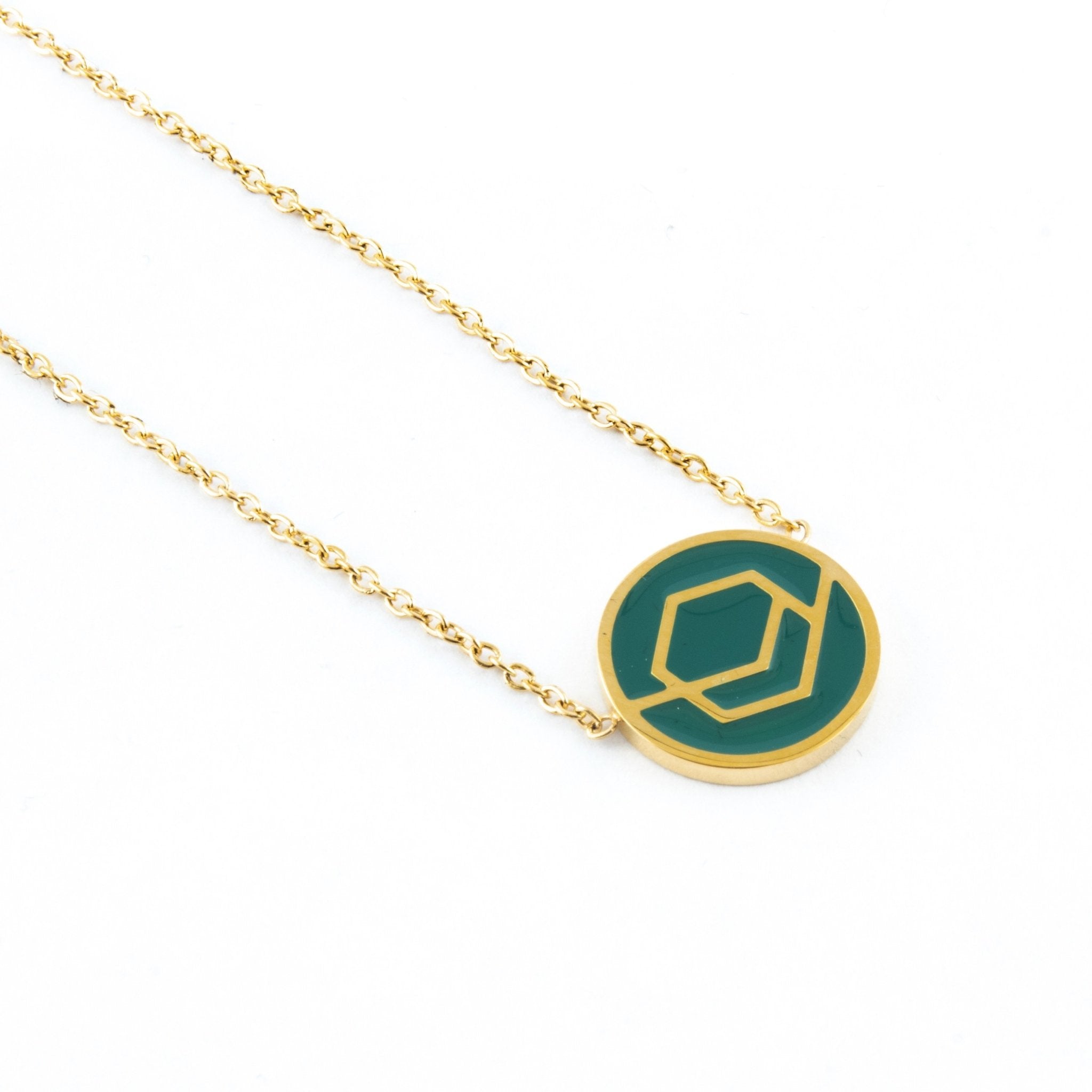 Buy Necklace Online Al Kaa'ba Necklace For Women - Circular, Stainless Steel | Almukarramah.com
