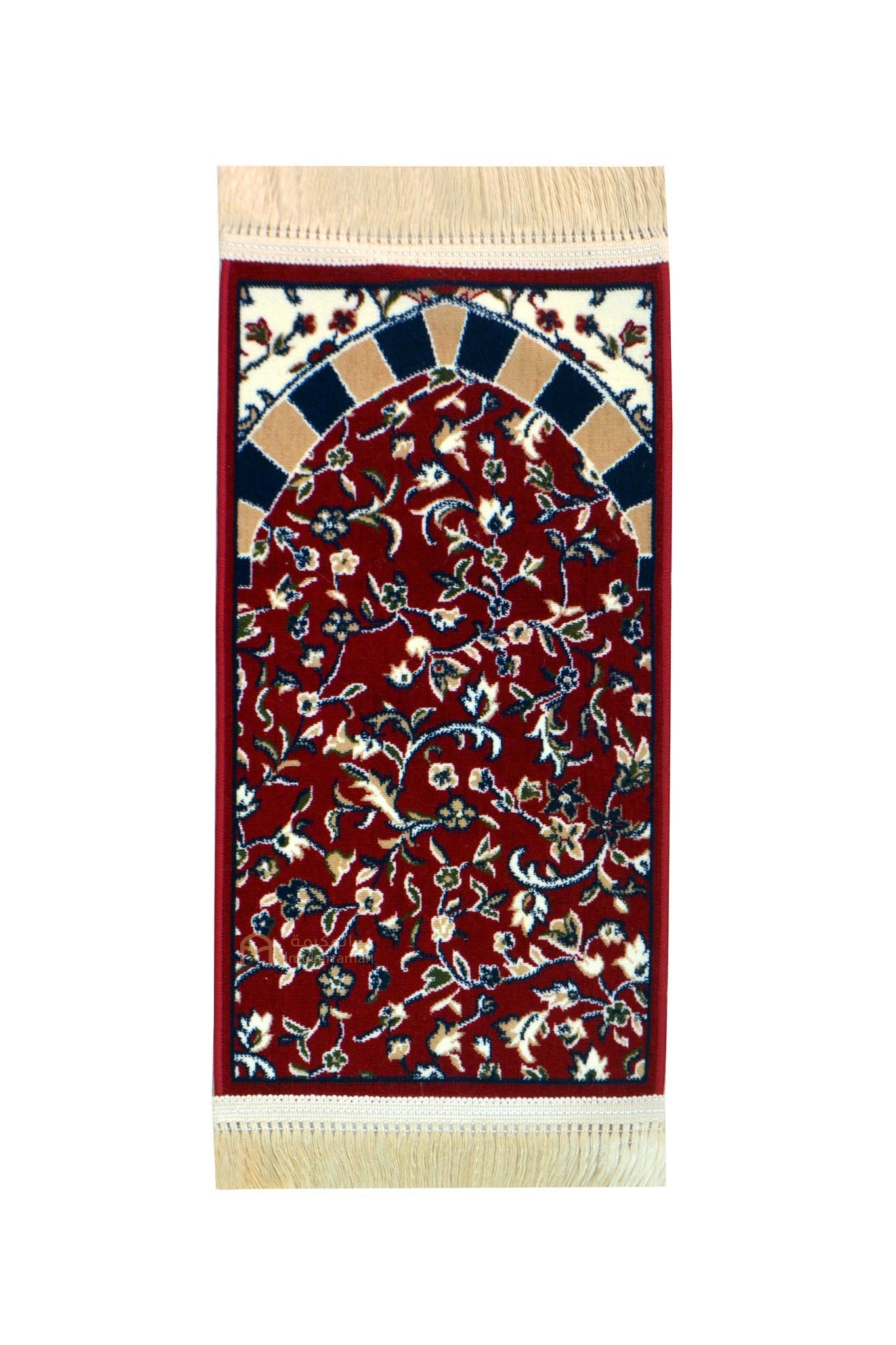 Buy Pray Rug Online Al Rawda Prayer Mat For Kids - Red Color | Almukarramah.com
