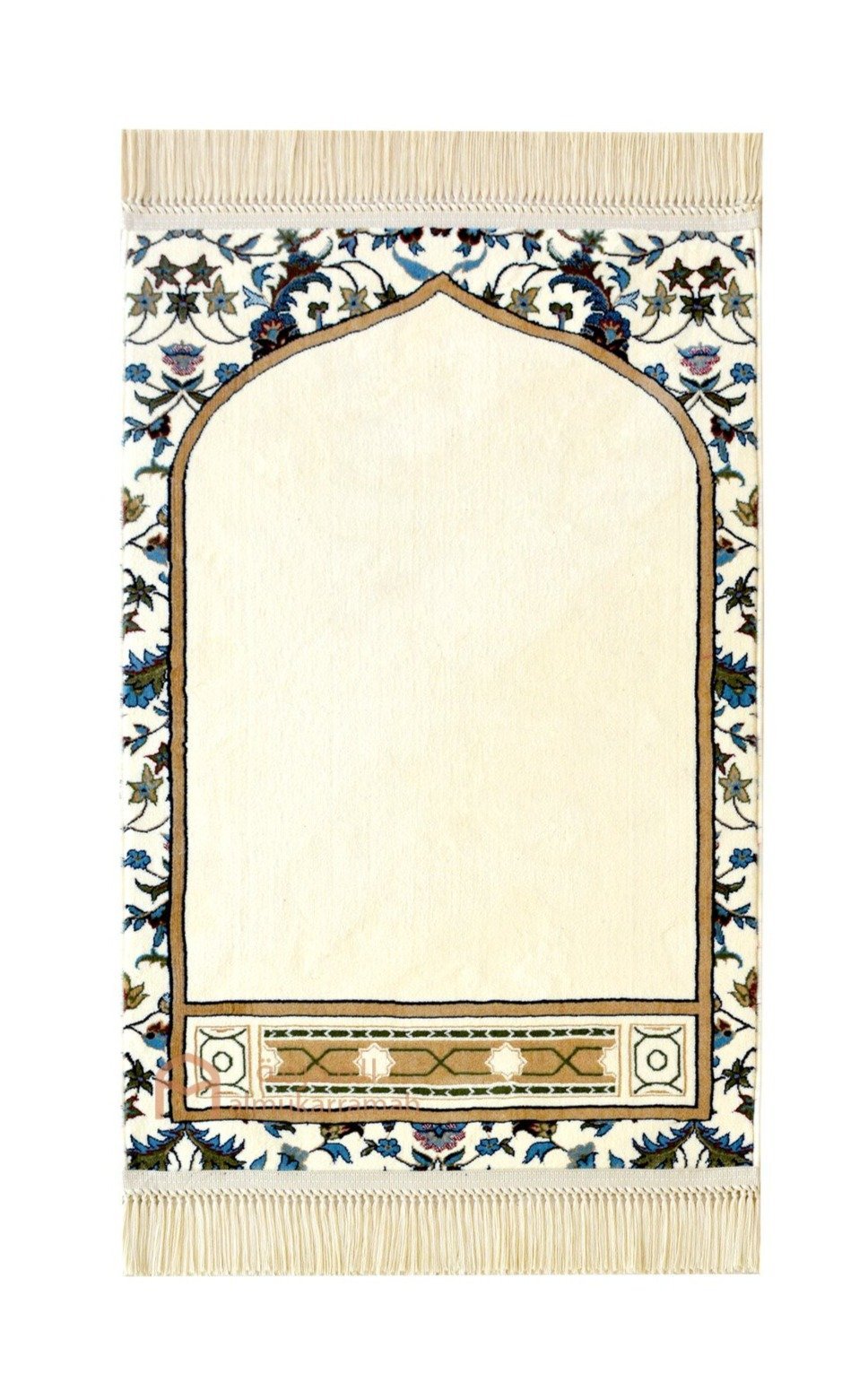 Buy Makkah imam prayer mat - beige color - www.almukarramah.com
