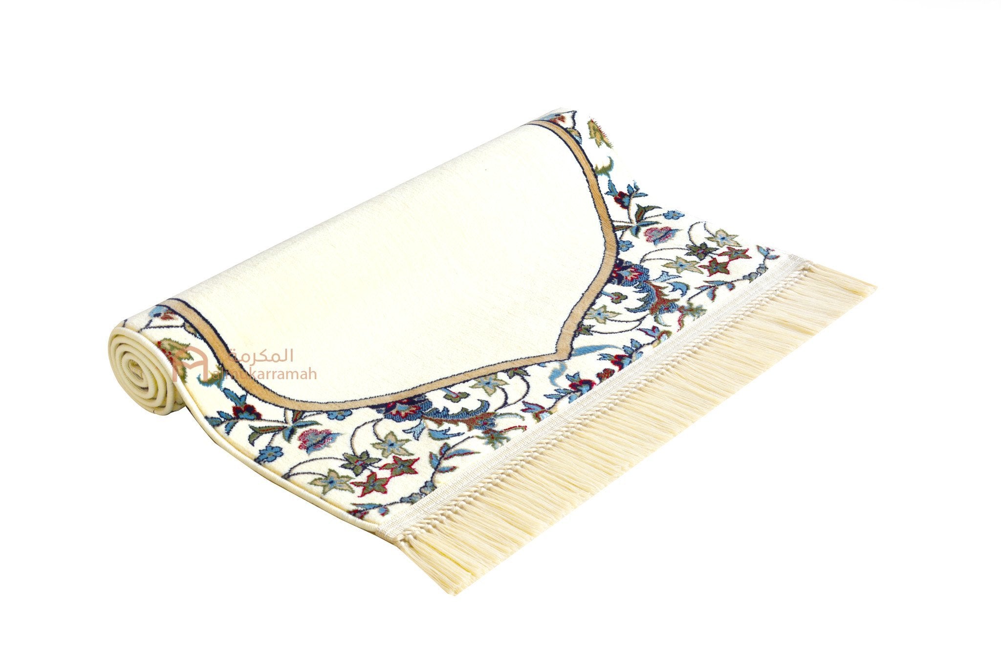 Buy Makkah imam prayer mat - beige color 4mm - www.almukarramah.com