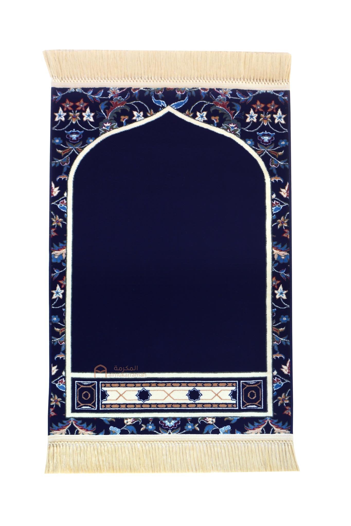 Buy Makkah imam prayer mat - Blue color - www.almukarramah.com