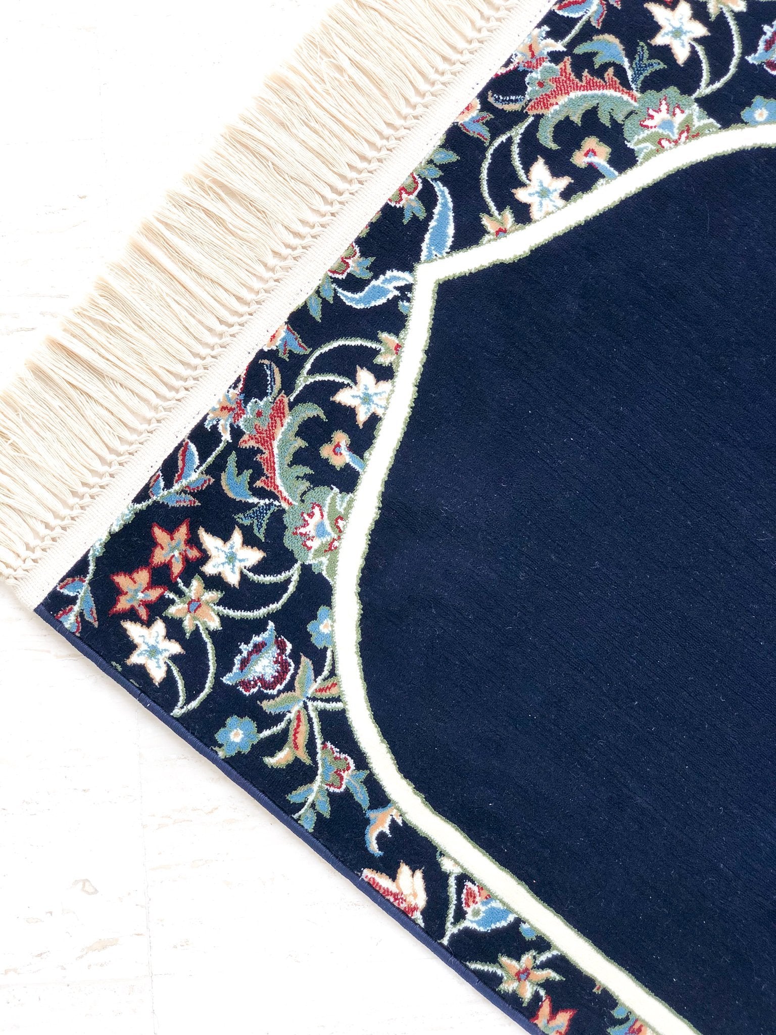 Buy Makkah imam prayer mat - Blue color 8mm - www.almukarramah.com
