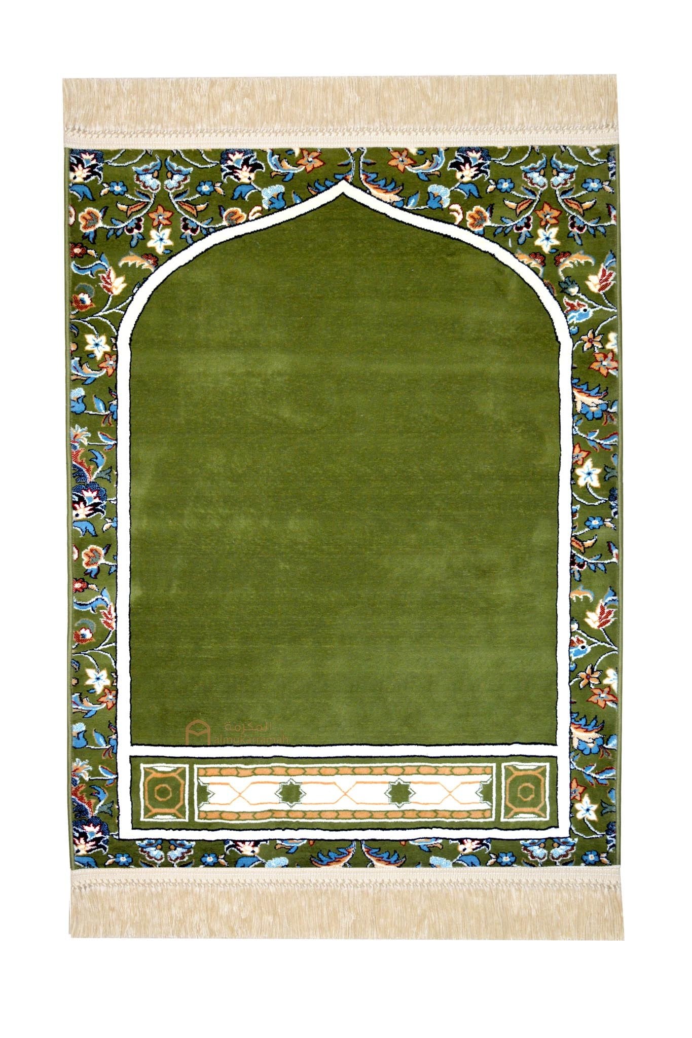 Buy Makkah imam prayer mat - green color XL size - www.almukarramah.com