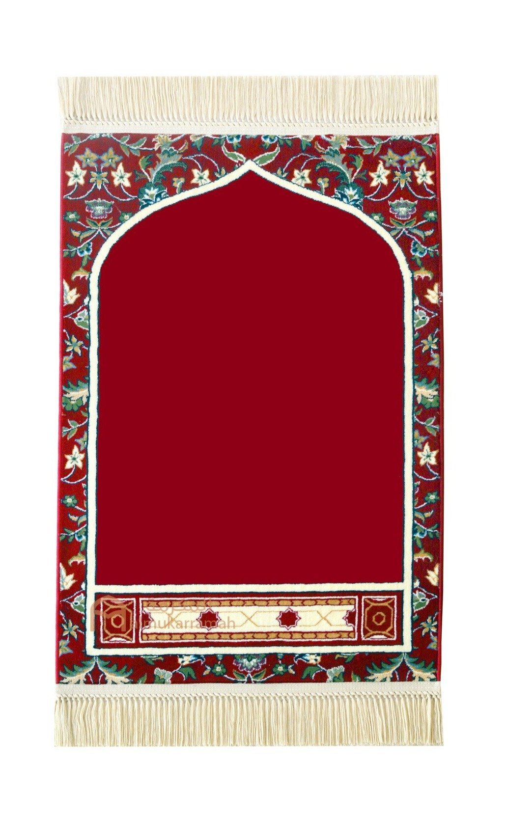 Buy Makkah imam prayer mat - Red color - www.almukarramah.com