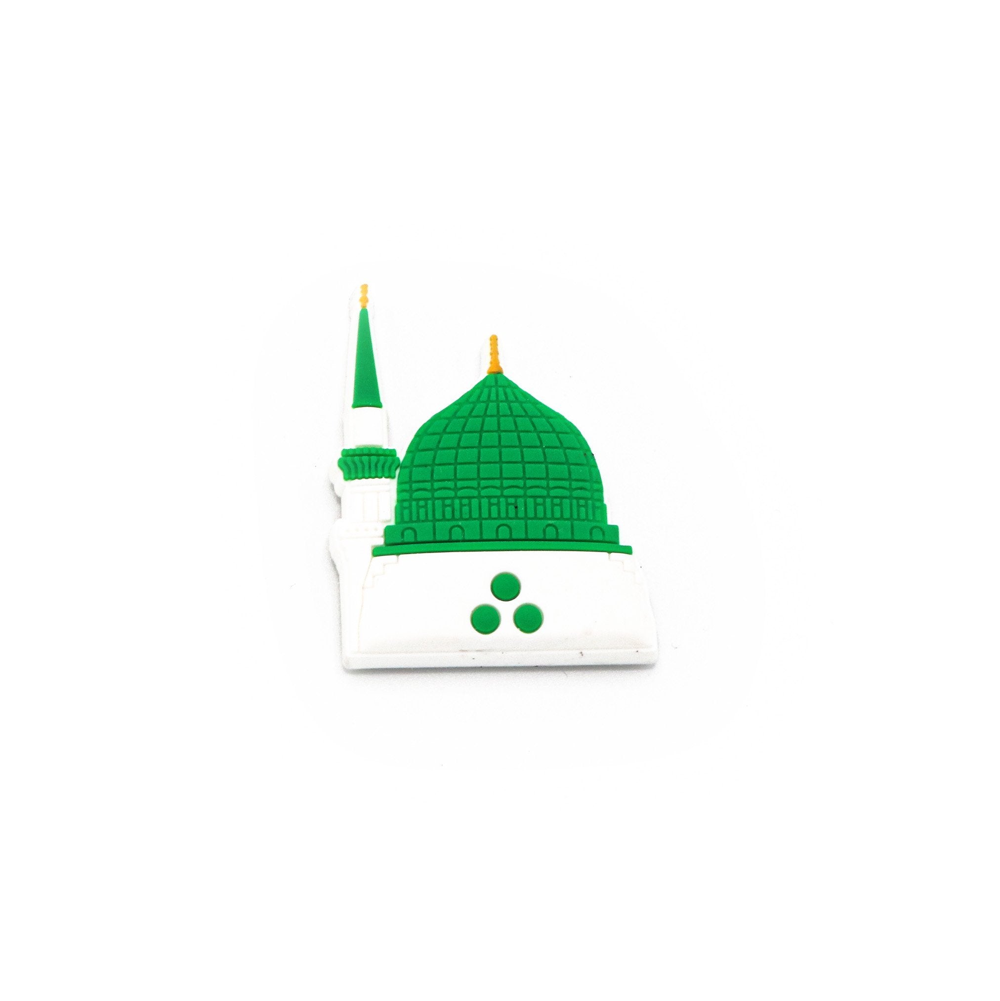 Rubber Magnet - The Green Dome - www.almukarramah.com