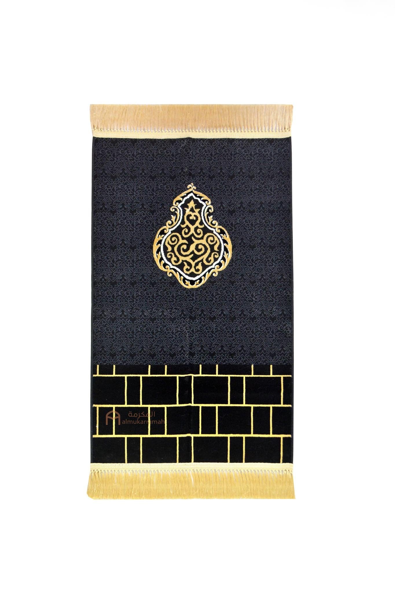 Set of 2 Kiswah Al Kaaba Wall Prayer Mats - www.almukarramah.com