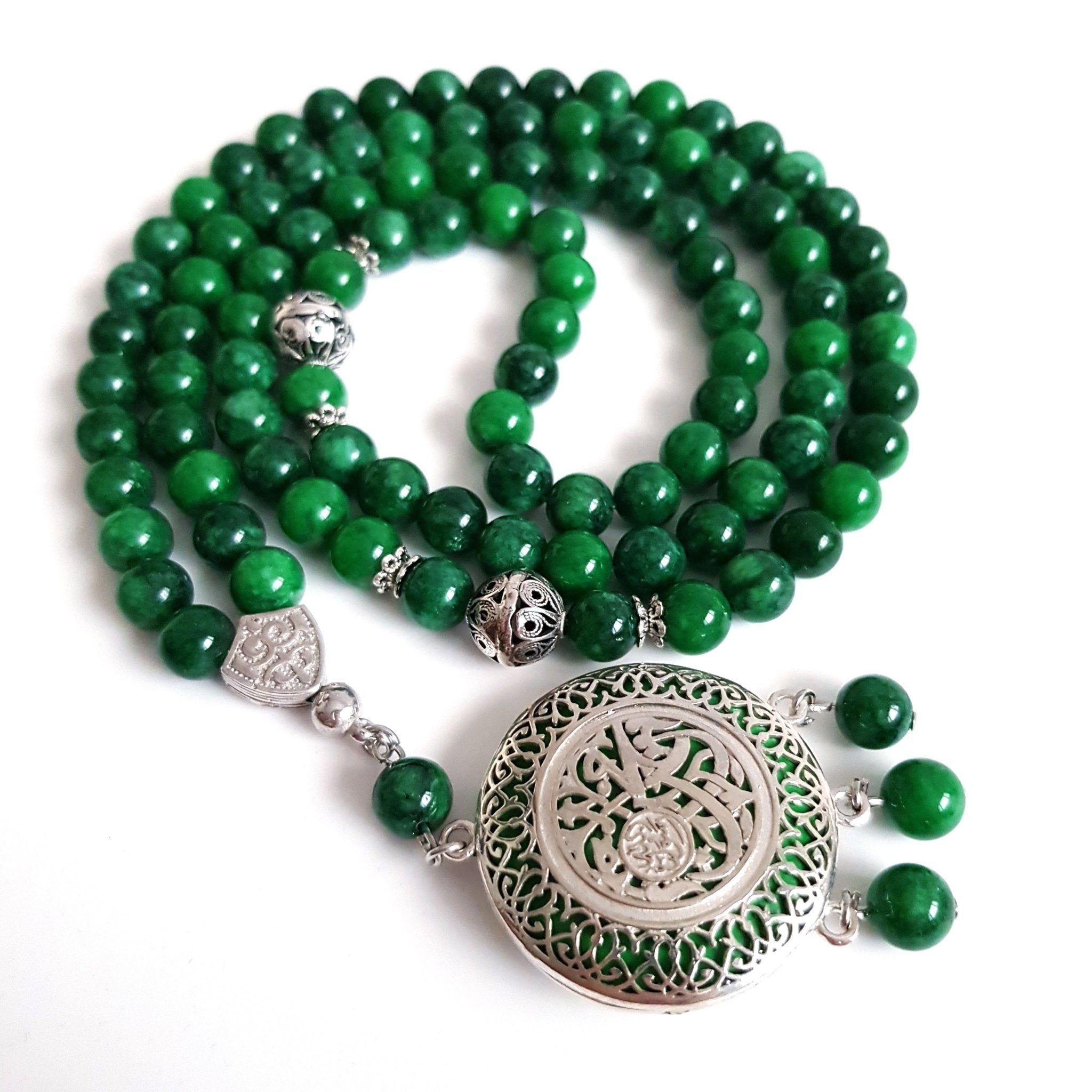 Al Medina Al Munawarah Green Color Prayer beads - www.almukarramah.com