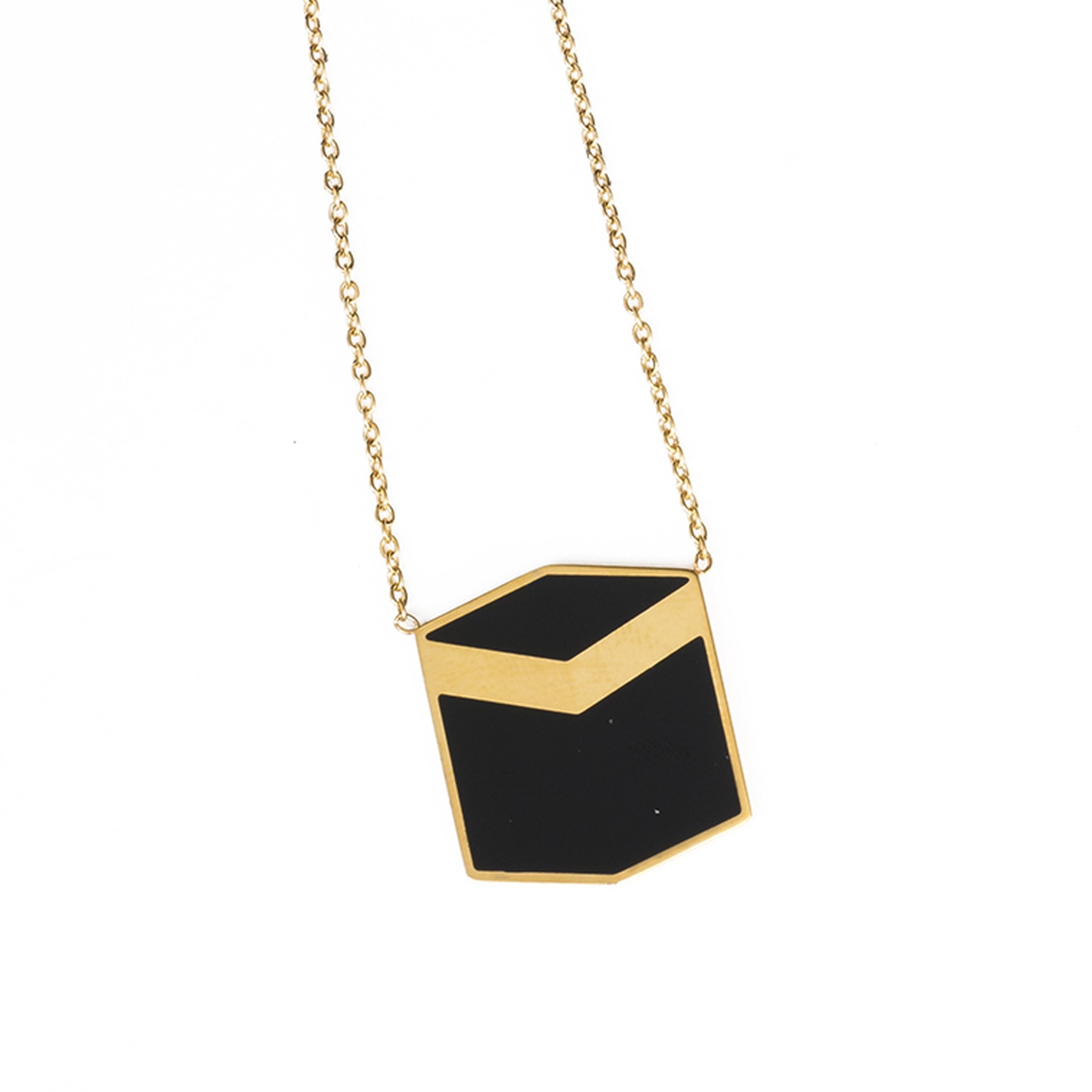 Kaa'ba Necklace - Square - www.almukarramah.com