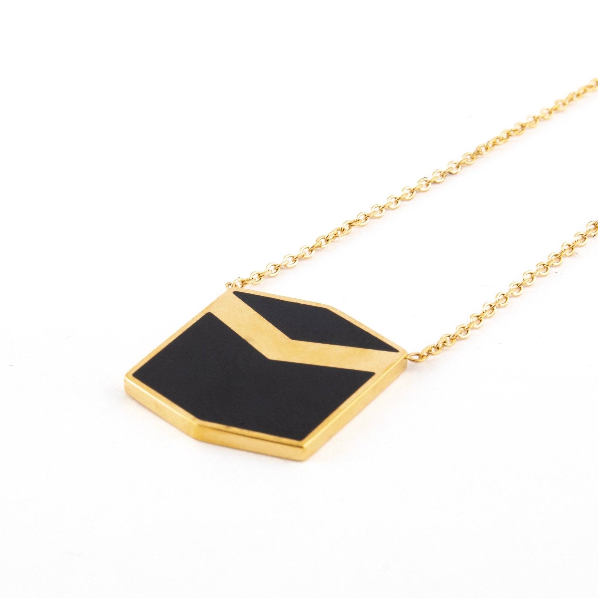 Kaa'ba Necklace - Square - www.almukarramah.com