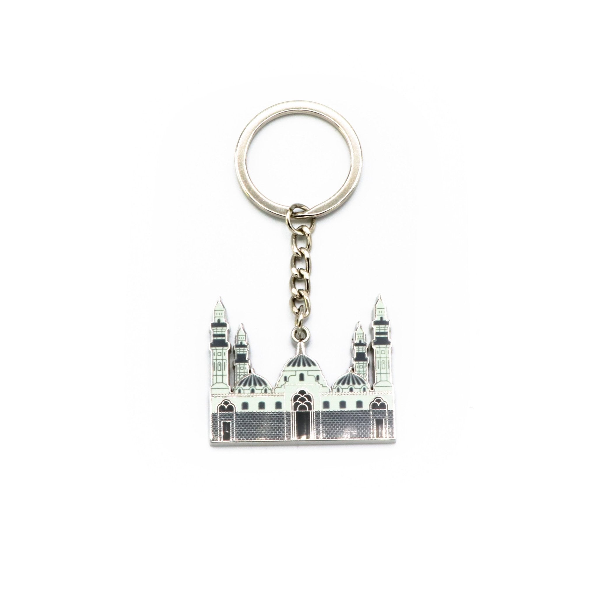 Metal Keychain - Masjid Qubaa - www.almukarramah.com