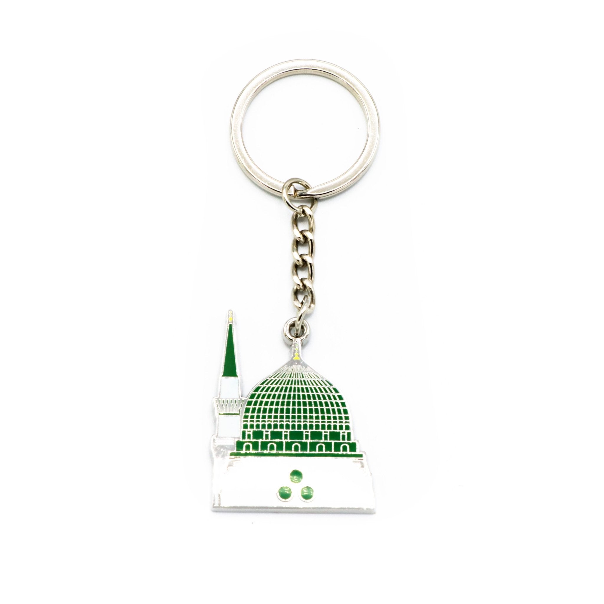 Metal Keychain - The Green Dome - www.almukarramah.com