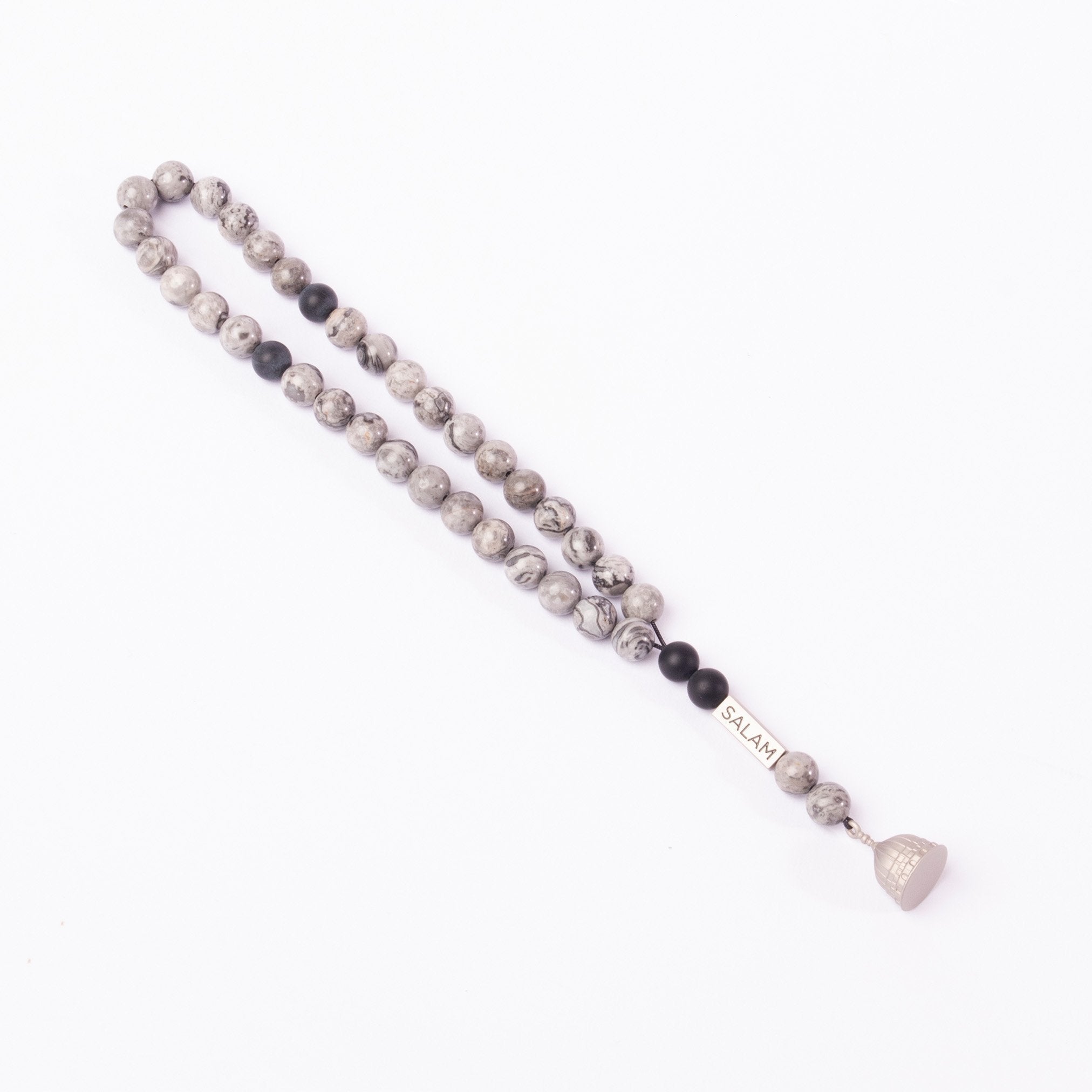 Qubbah Prayer Beads - 33 beads - fixed thread - www.almukarramah.com