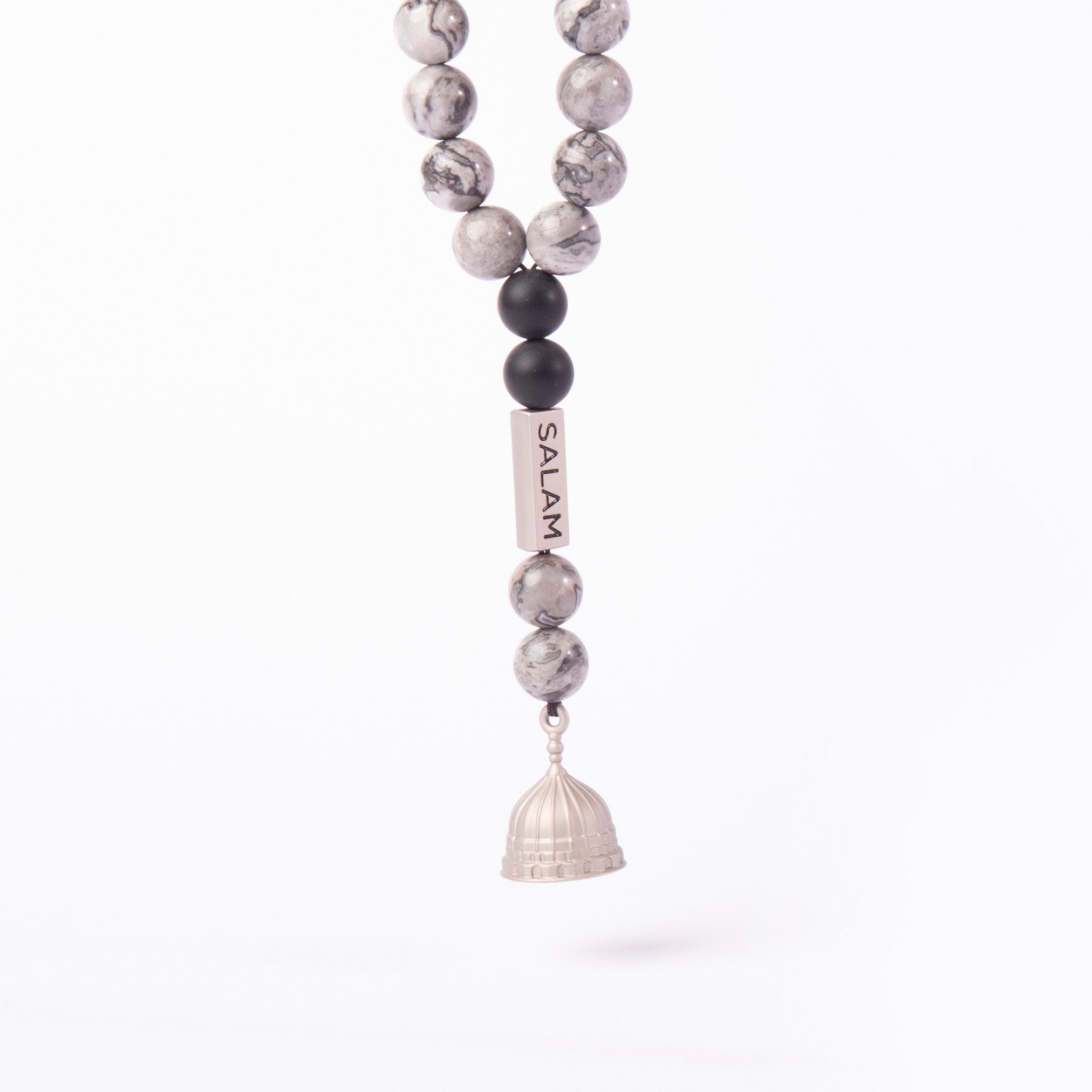 Qubbah Prayer Beads - 33 beads - fixed thread - www.almukarramah.com