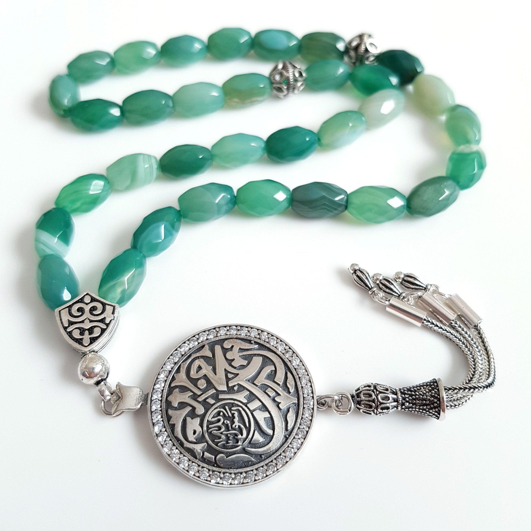 Taiba agate Prayer beads - www.almukarramah.com